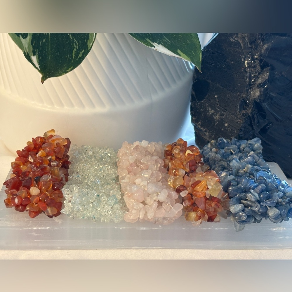 🌈 Good Vibes Gemstone Stack – 5 Piece Bracelet Bundle